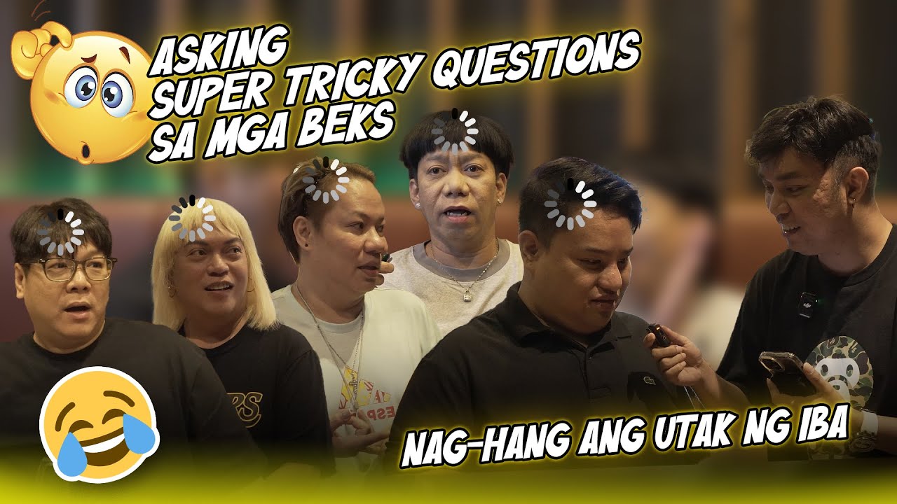 ASKING SUPER TRICKY QUESTIONS SA MGA BEKS (NAG-HANG ANG UTAK NG IBA) | CHAD KINIS VLOGS