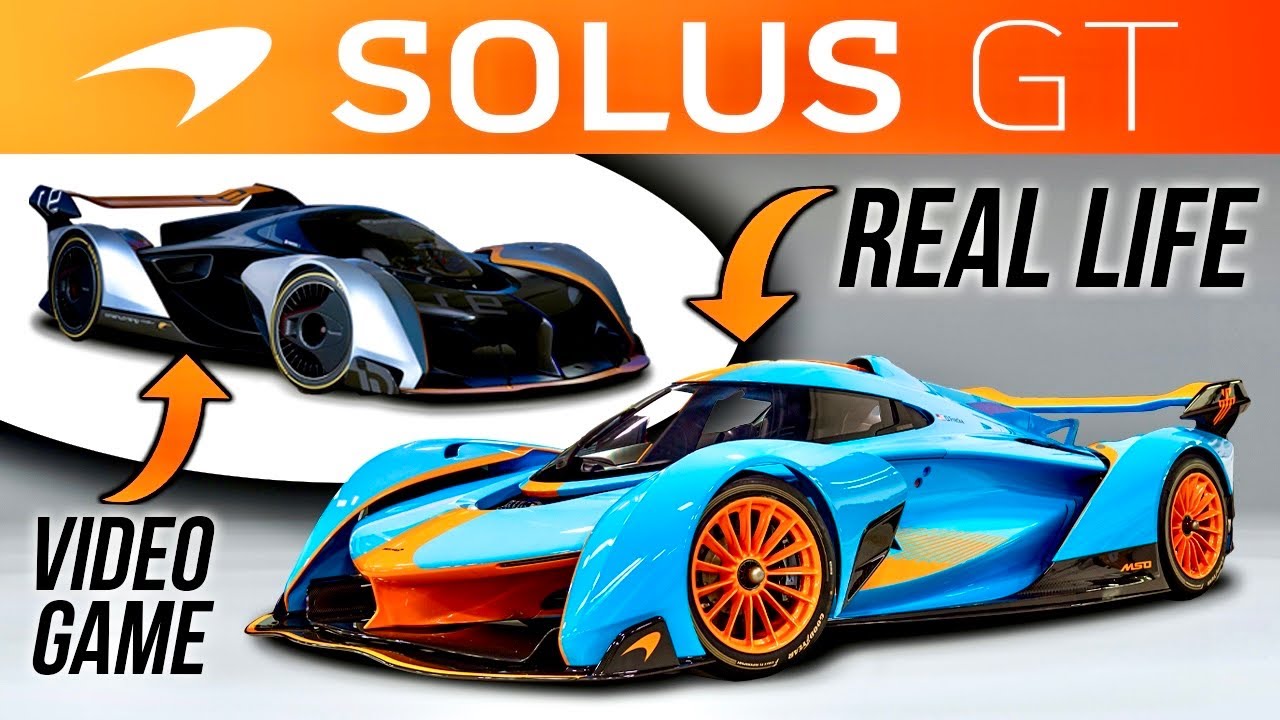 Они построили настоящий автомобиль из видеоигры — McLaren Solus GT