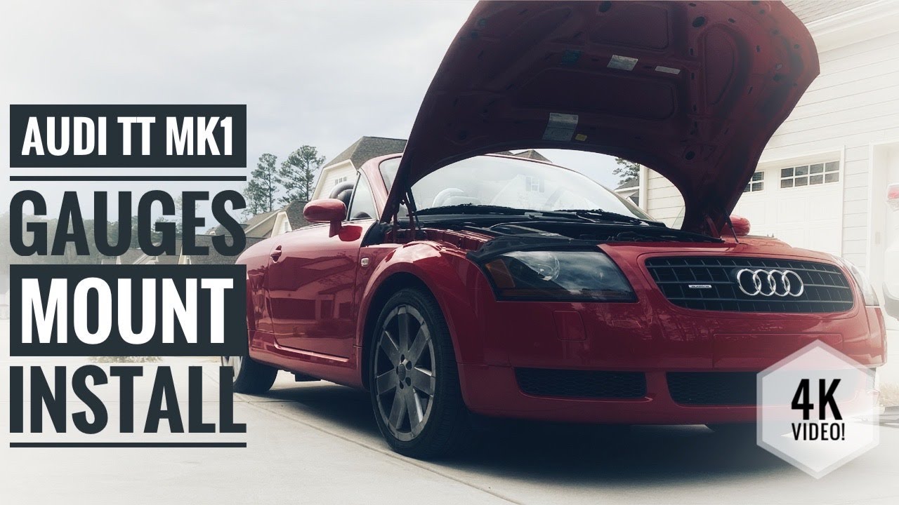 Audi TT MK1 - [Installing Gauges Mount Pod (Turbo Boost and More!)]