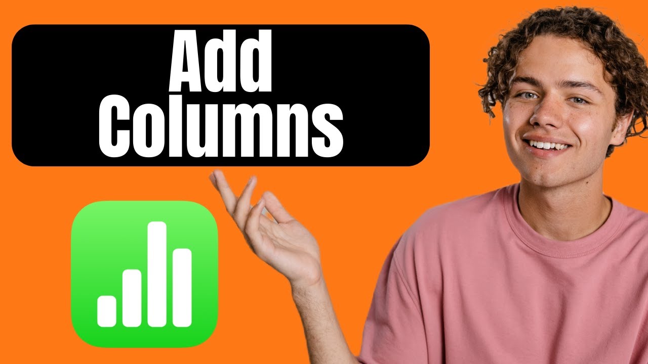 How to Add a Column in Apple Numbers Spreadsheet