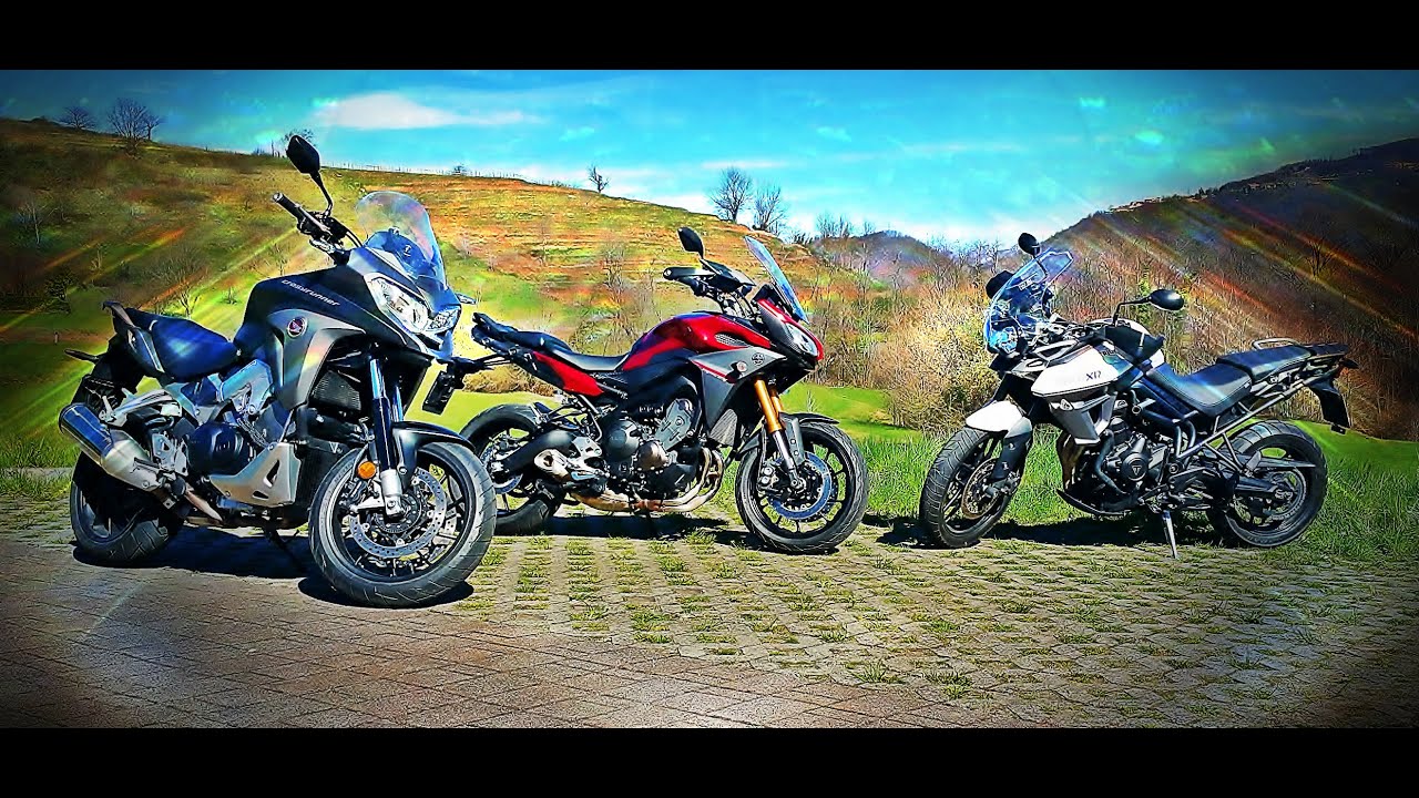 Honda Crossrunner vs Yamaha MT-09 Tracer vs Triumph Tiger XRx