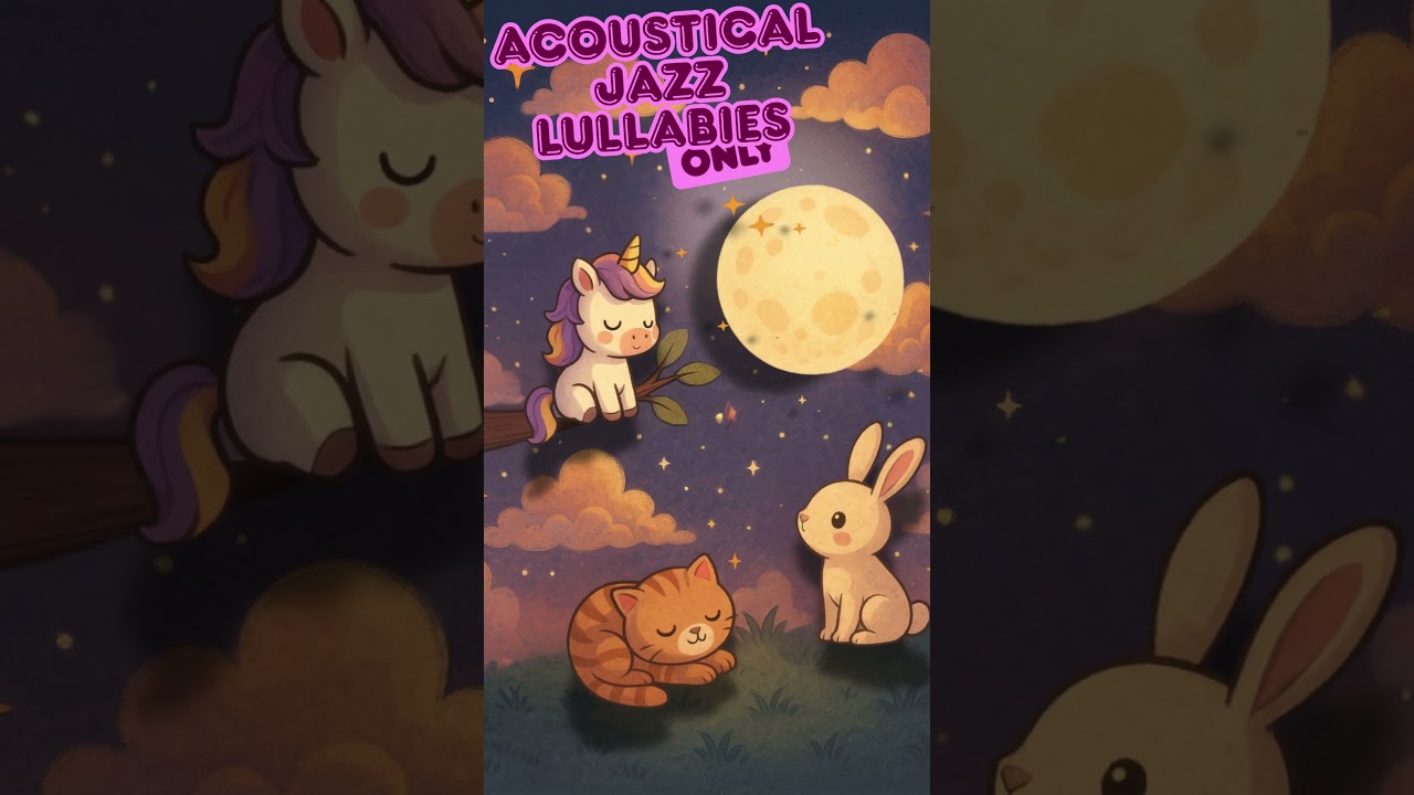 Relaxing Acoustic Jazz Lullabies for Deep Sleep | Calm Music for Kids & Adults