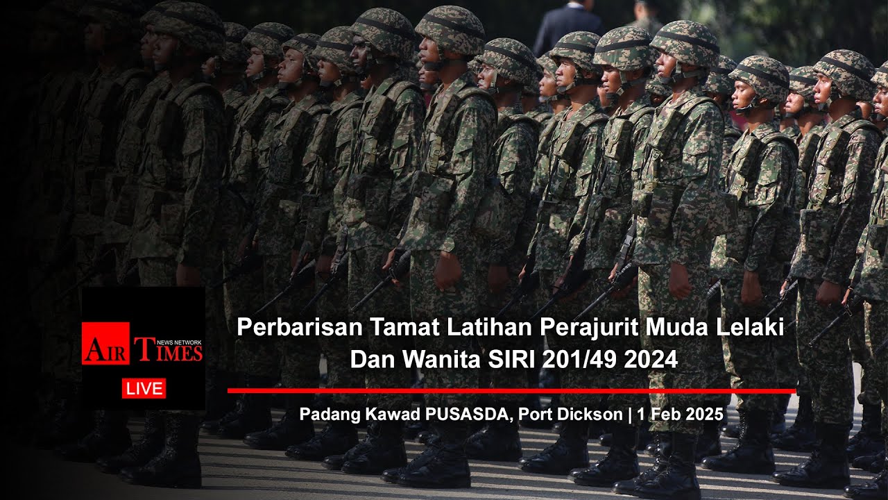(((LIVE))) Perbarisan Tamat Latihan Perajurit Muda Lelaki Dan Wanita SIRI 201/49 2024