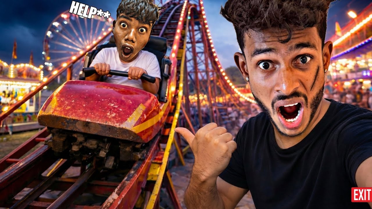 CHOTU RIDE DANGER ROLER COSTER MELA | CHOTU MISING ON BIGEST MELA #factfireking 
