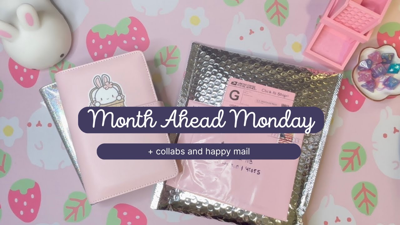 $50 Month Ahead Monday | Collabs | Happy Mail | becka can budget