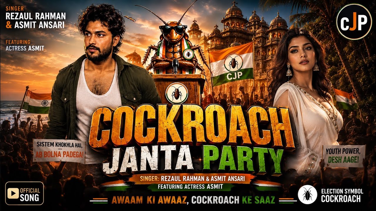 Cockroach Janta Party | Official Theme Song 2026 | Rezaul Rahman & Asmit Ansari | #CJP Anthem