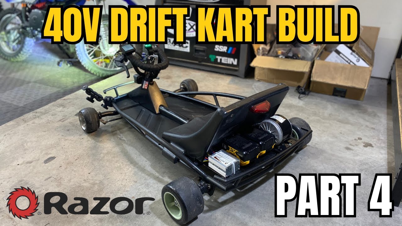 Drift Go Kart Build Part 4 | 40V Razor Ground Force