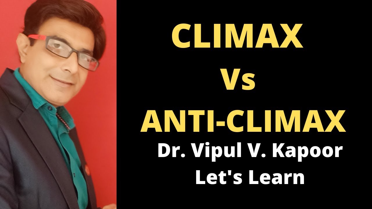 Climax Vs Anti-Climax II Figures of Speech II Definition and Examples II BA BS English II UGC NET