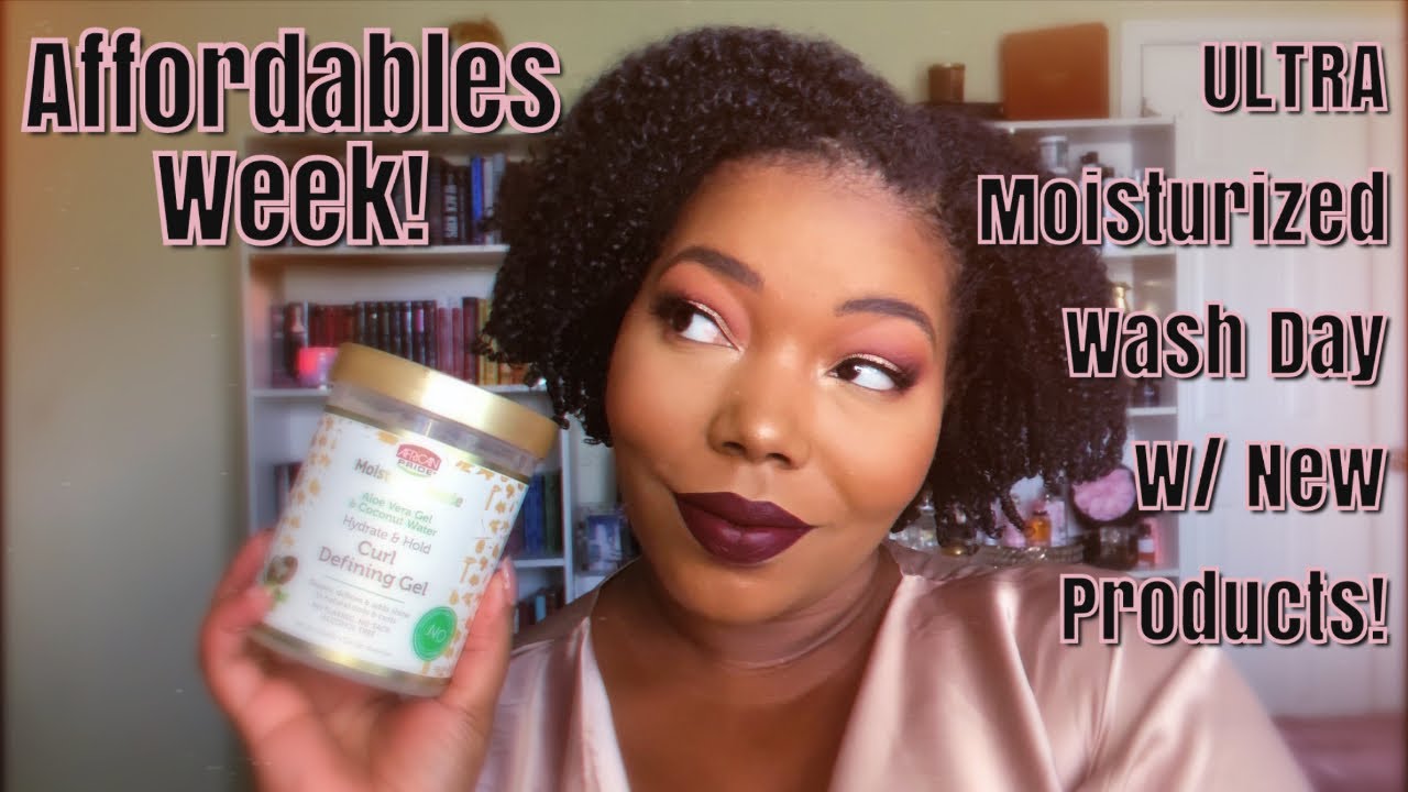 УЛЬТРАУВЛАЖНЯЮЩИЙ ДЕНЬ МЫТЬЯ ДЛЯ НАТУРАЛЬНЫХ ВОЛОС с African Pride | Affordables Week