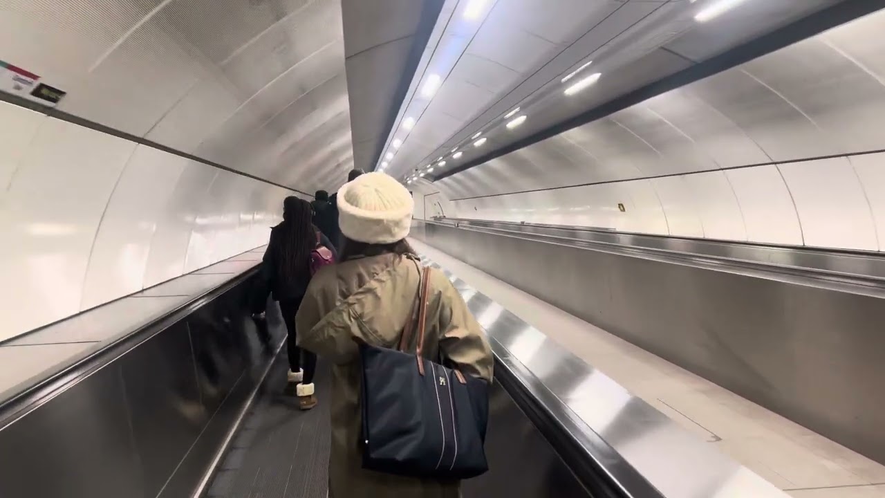 Central Line at Bank Station in England!