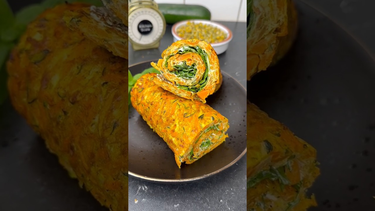 Low Carb Gem&uuml;se Rolle #food #lowcarb #abnehmen #rezepte #recipes #lowcarbrecipes