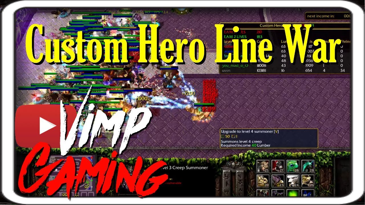 Warcraft 3 - Custom Hero Line War v.161c : ELITE MARINE!