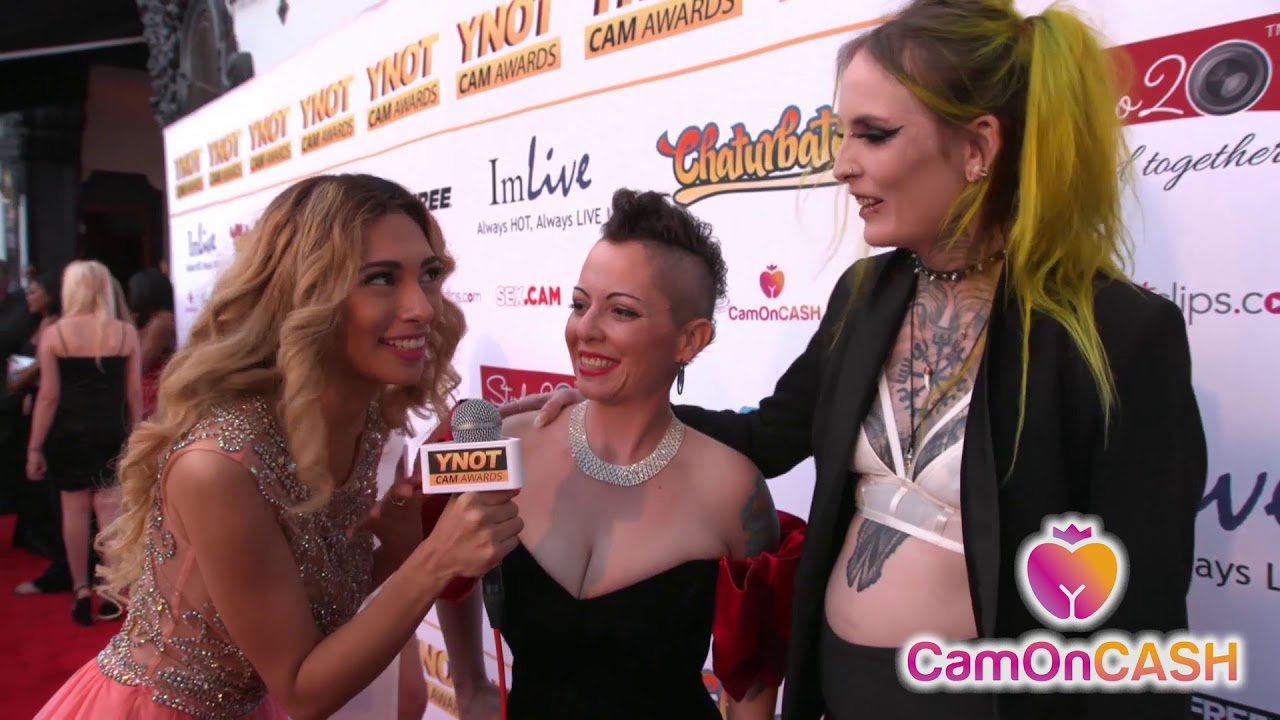 YNOT Cam Awards 2018 Red Carpet with Nikki Sequoia and Eliza Bathory