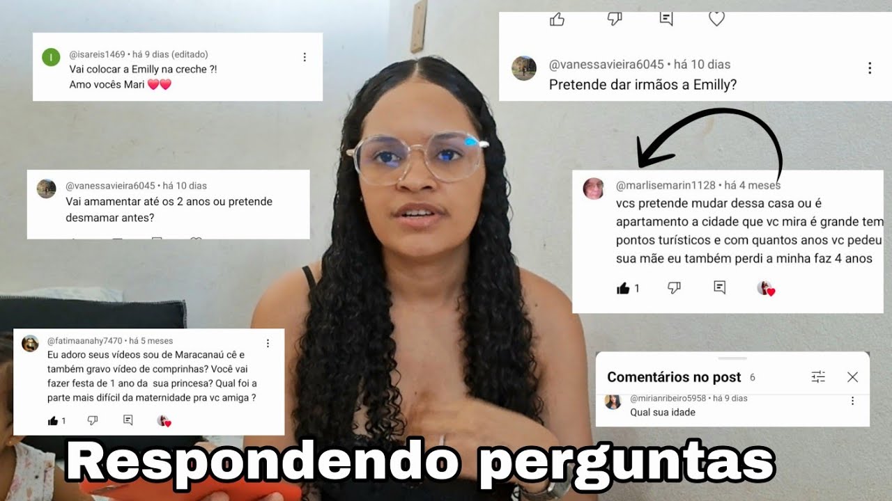 Pretendo dar irmãos à Emilly? Vou colocar a Emilly na creche. Pretendo mudar de casa.