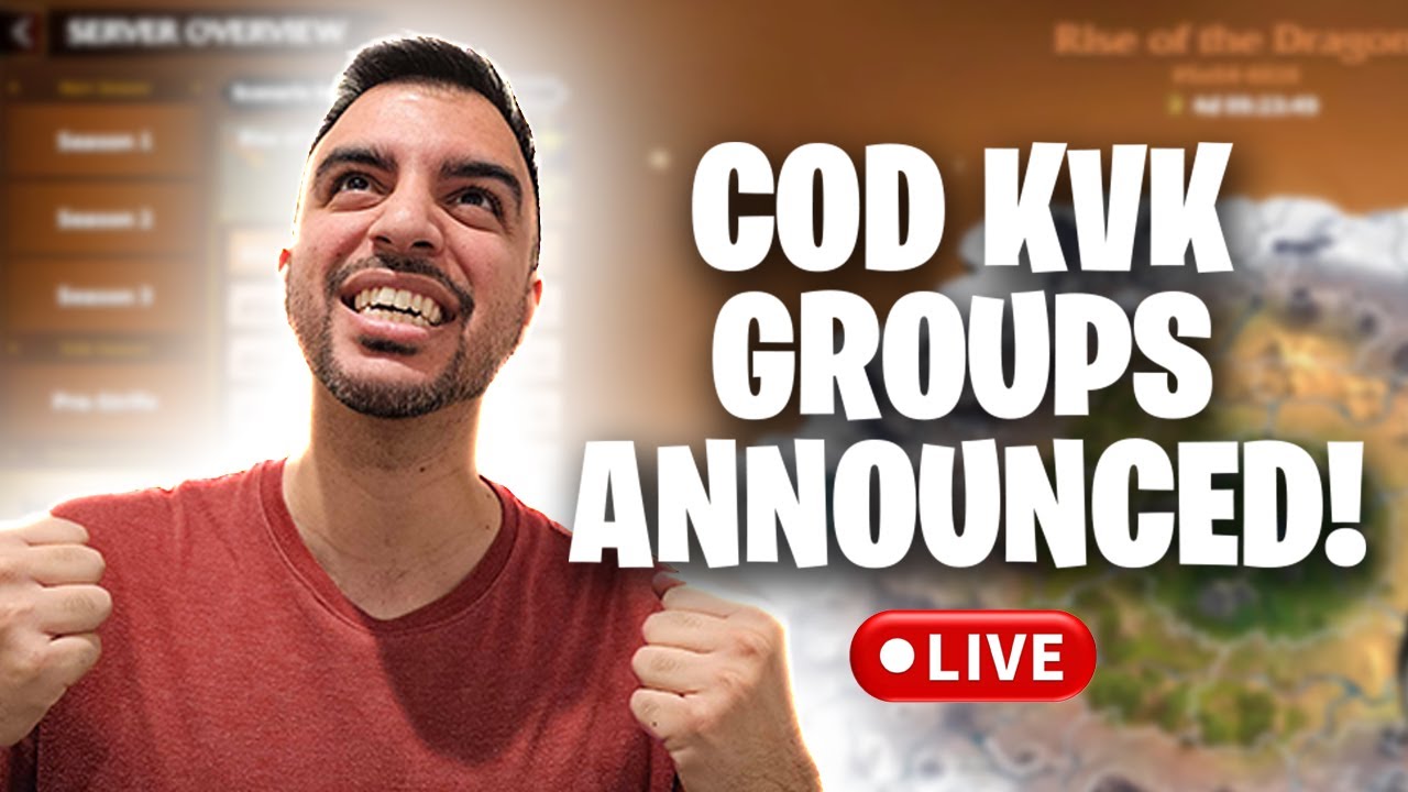 LIVE! G2 KvK GROUPS ANNOUNCED! BTX/wAo/NTS/TFS/WB_A/RA-C #1 KvK? | Call of Dragons