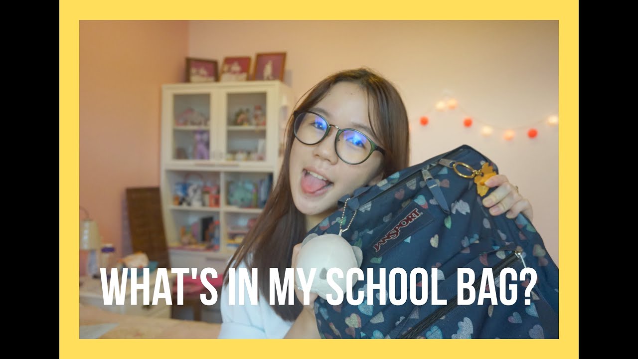 ♥ [ENG] WHAT'S IN MY SCHOOL BAG? พกอะไรไปเรียน? ♥ | pattypieee