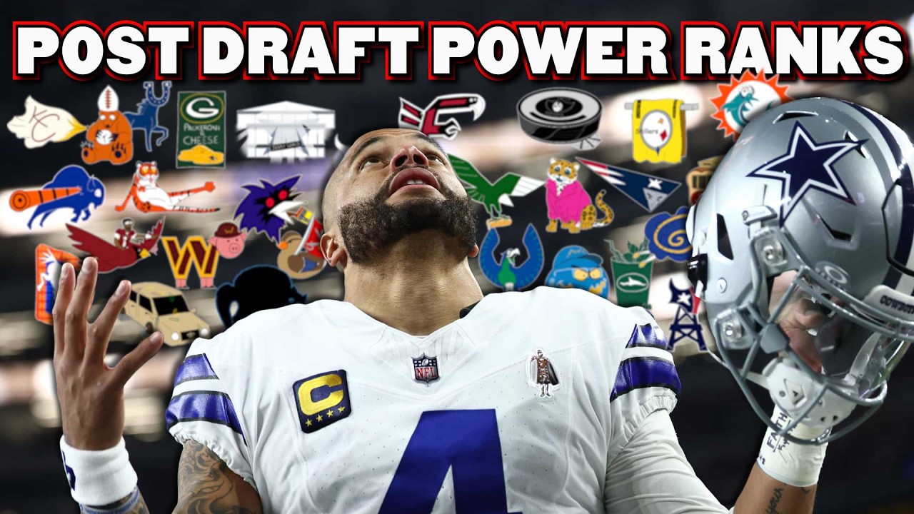 Very Honest Post Draft NFL Power Rankings