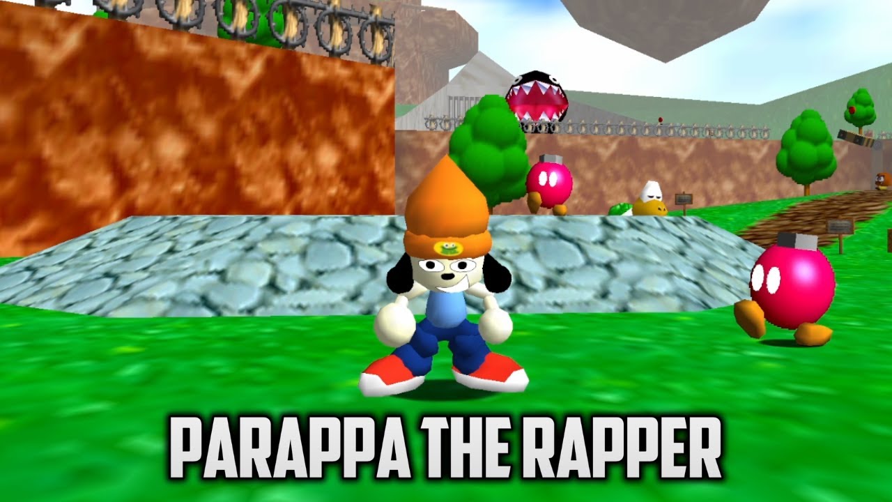 ⭐ Super Mario 64 PC Port - PaRappa the Rapper