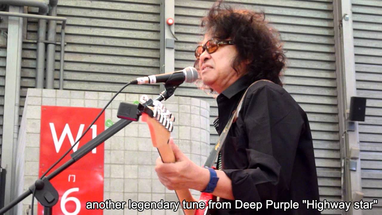 60+ years old rocker from Taiwan perform Deep Purple in Shanghai Int'l Music Faire