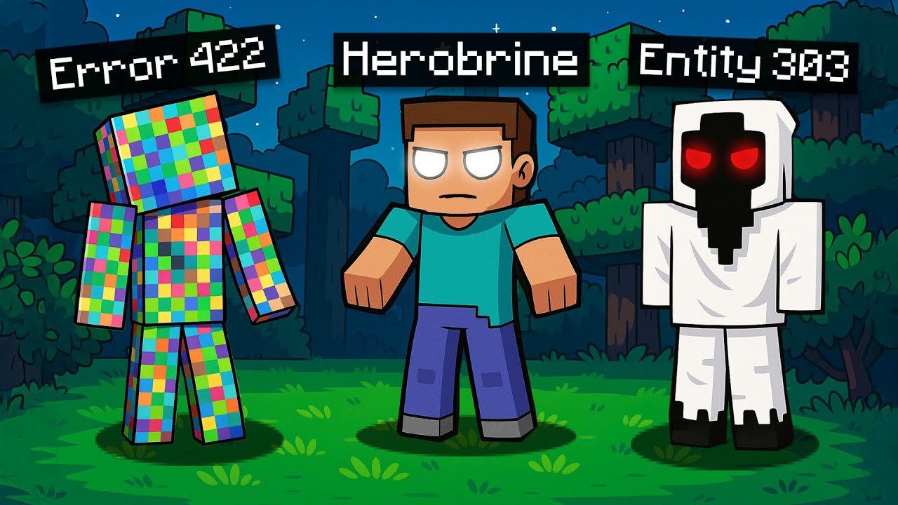 J'ai ajouté toutes les CREEPYPASTAS dans ma SURVIE - Minecraft (Horreur)