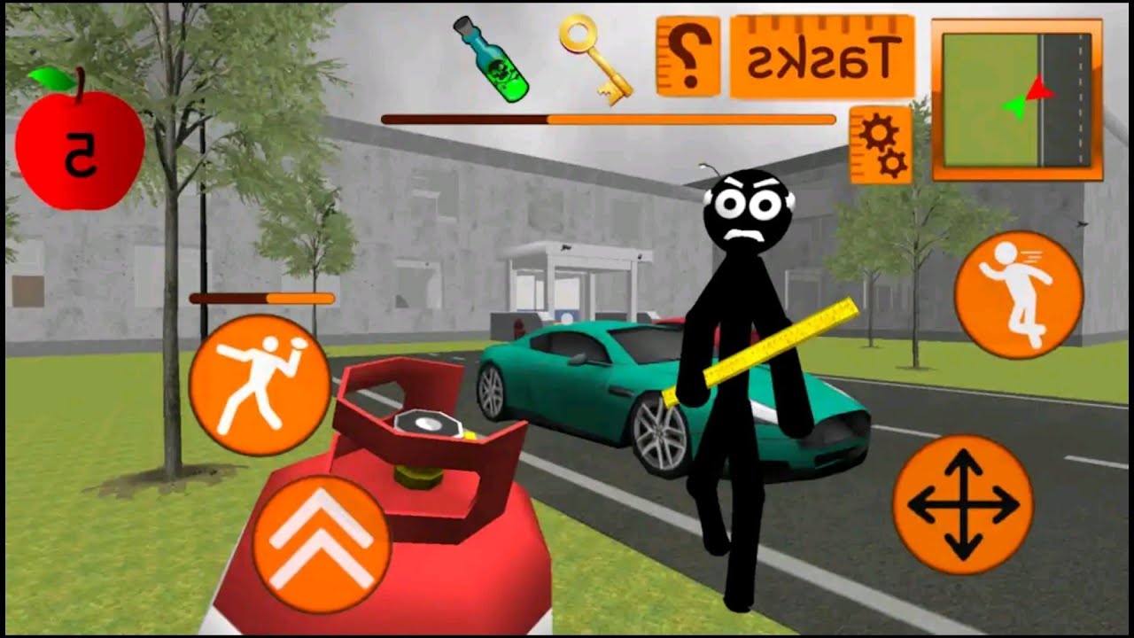 Stickman Neighbor Teacher Escape - Level 8 - Gameplay