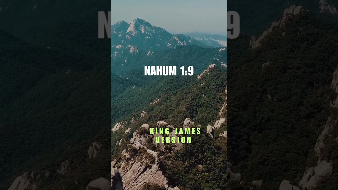 Nahum 1:9 - God’s Final Victory Over Affliction 
