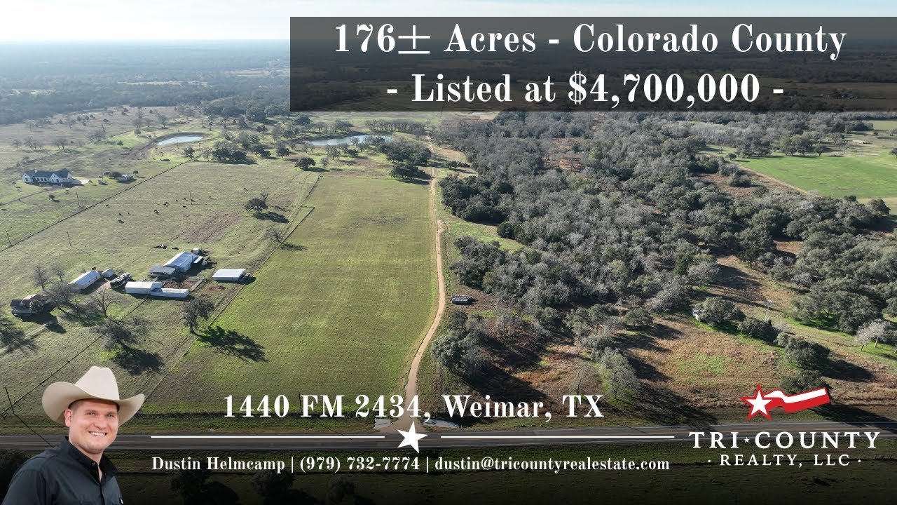 176± Acres | 1440 FM 2434, Weimar, TX | Colorado County