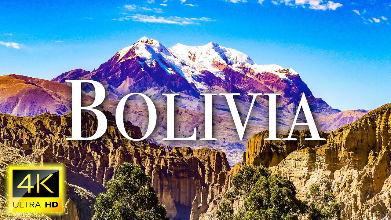 FLYING OVER BOLIVIA (4K UHD) - Soothing Music With Wonderful Natural Landscapes To Chillout