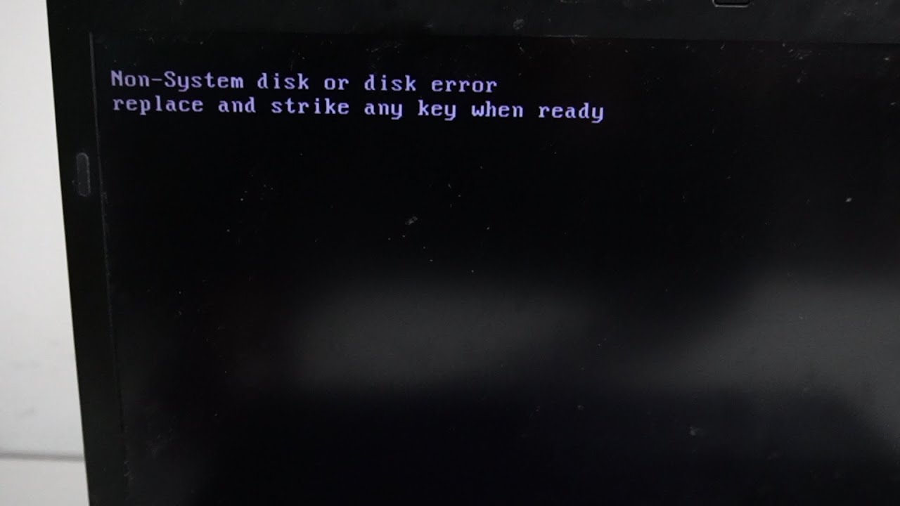 Solución Non-System disk or disk error en EliteBook 8540 Hp/error de disco duro/laptop no inicia