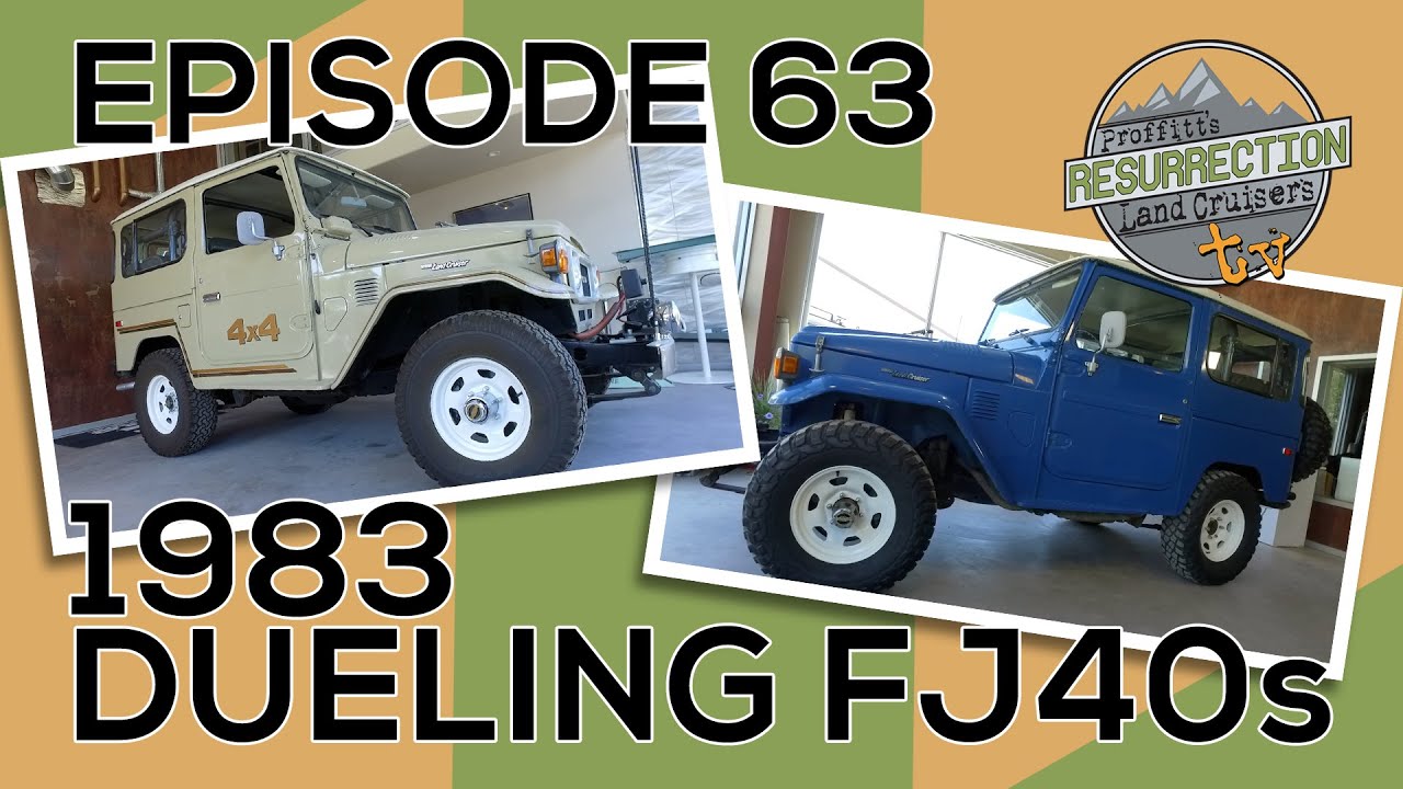 The most collectable 4X4 of all time? X2! The US Spec 1983 FJ40 Land Cruiser With Factory P/S and AC