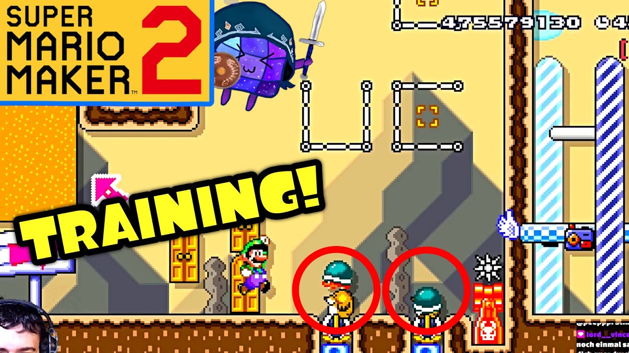 Double Shell Jump Trainings Level! Super Mario Maker 2 Expert 14000+ Clears #475