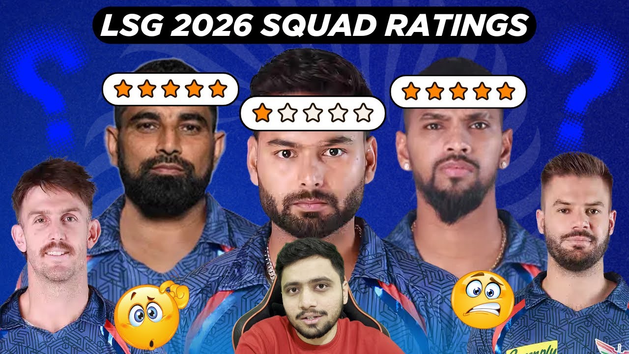 LSG Squad Rating IPL 2026 🔥 | Strongest Playing 11 + Full Analysis | Lucknow Super Giants