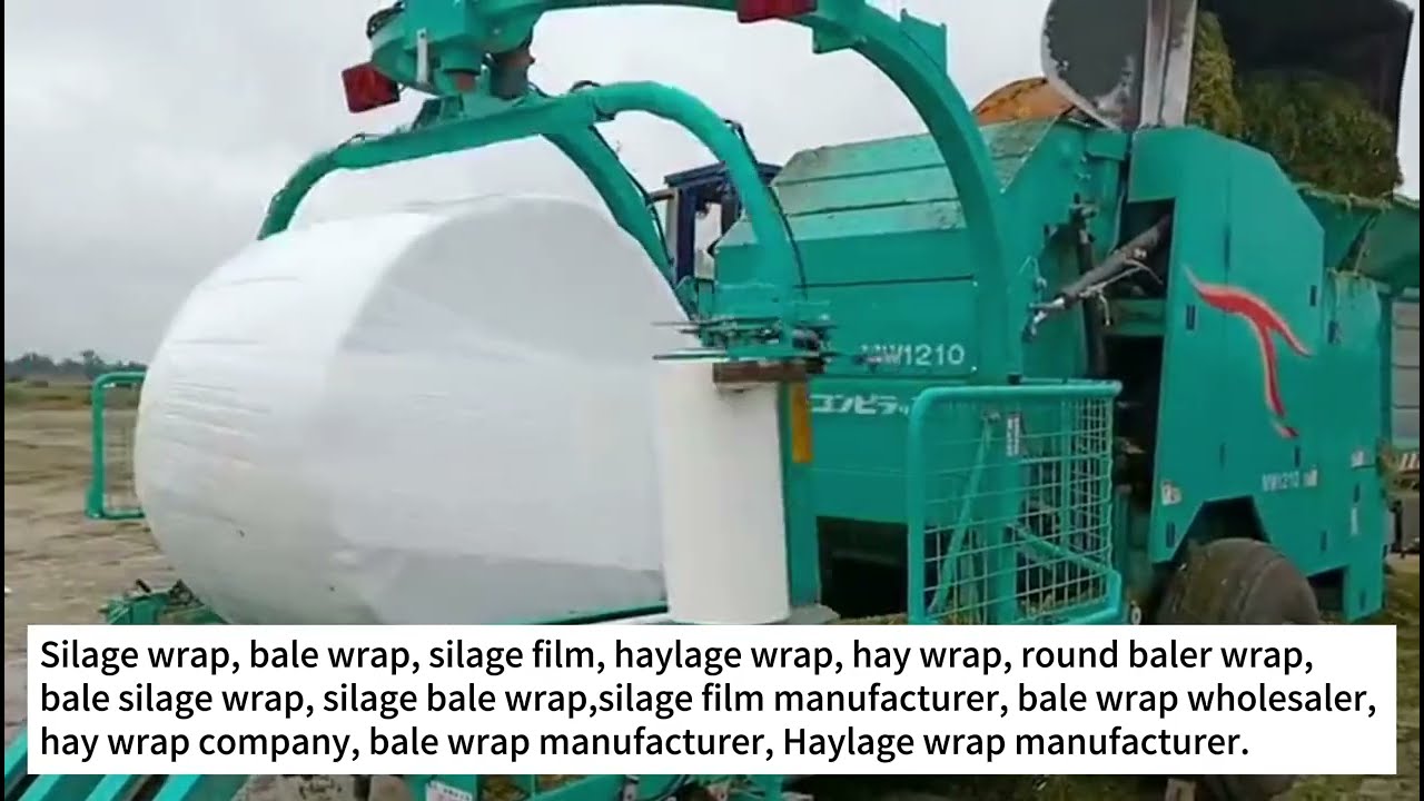 Round baler wrap,25cm/50cm/75cm silage stretch film,silage film wholesaler China