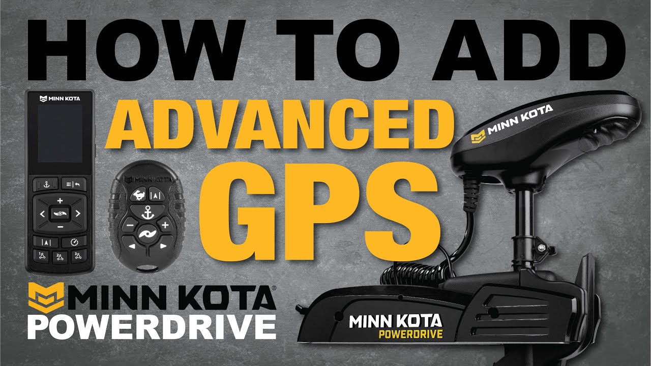 Как установить расширенный GPS на Minn Kota PowerDrive