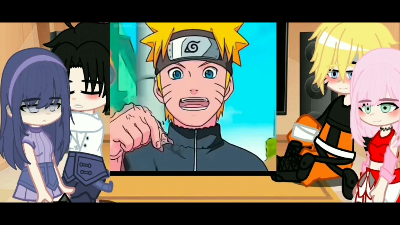 naruto e seus amigos reagindo a sasuhina e narusaku