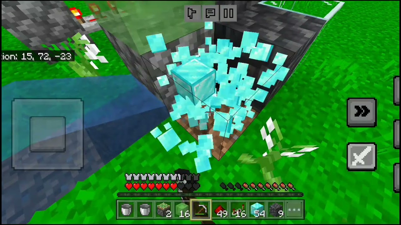 Minecraft Survival series part 6 fix diamond machine and work