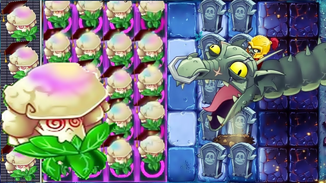 Plants vs Zombies 2 MOD: Caulipower Pvz2 Vs All Freakin' Zomboss: Gameplay 2017