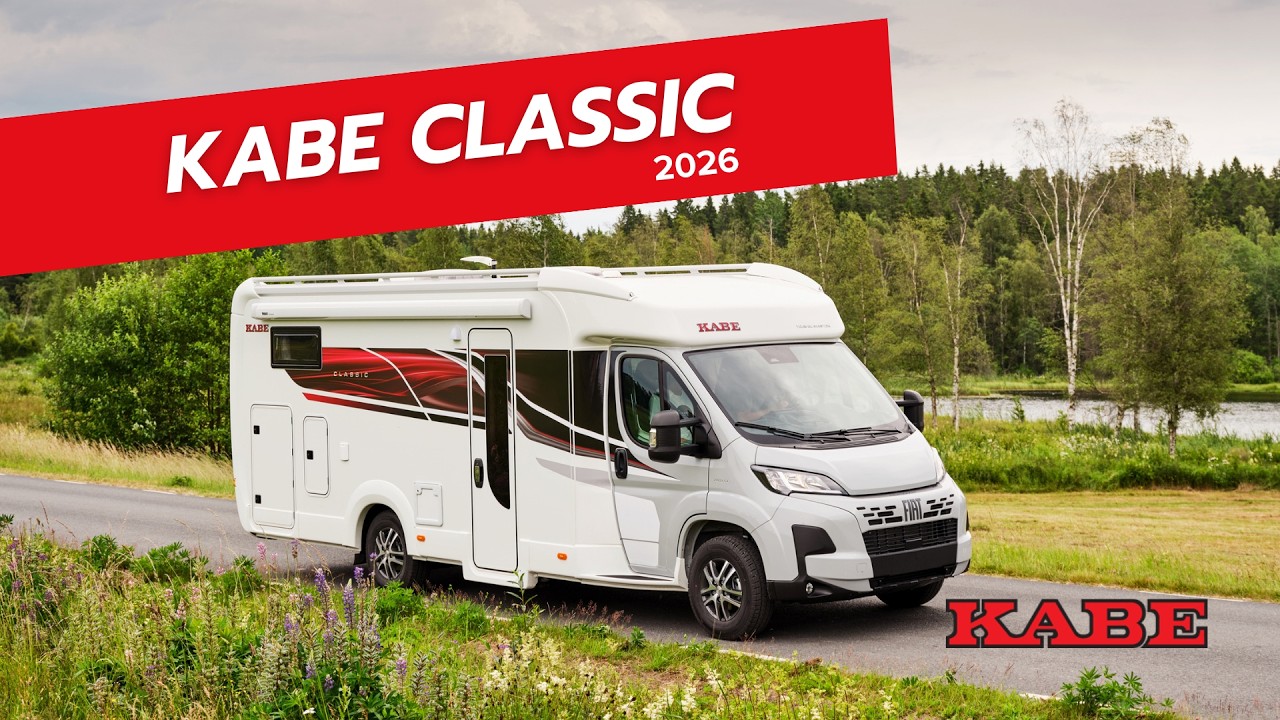 KABE husbil Classic 740 LGB 2026: Nyheter, Säkerhet & KABEs kärnvärden