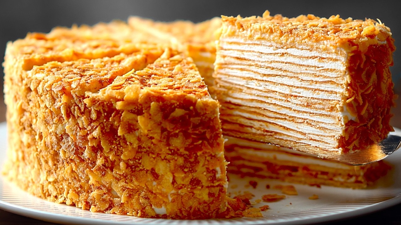Leckerer als Napoleon-Torte! Knusprig, mit zarter Creme!