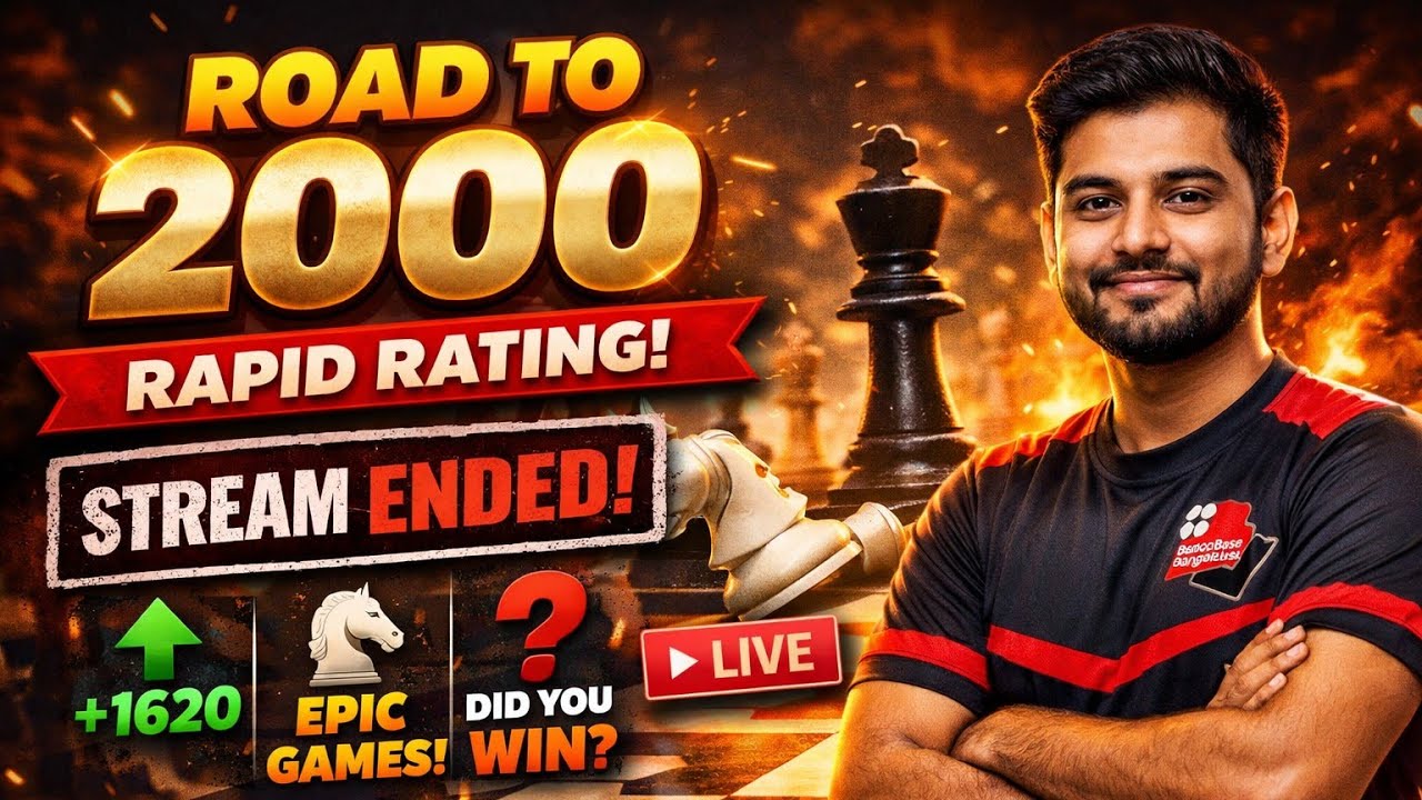 🔥 Live Chess Battle | Road to 2000 Rapid Rating | Can You Beat Me? ♟️ Chess Live