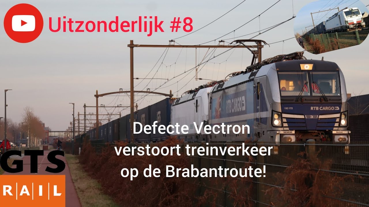 Defecte vectron verstoort treinverkeer op de Brabant route! || uitzonderlijk #8 