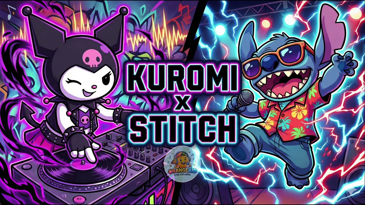 DJ KUROMI x MC STITCH 😈💙 