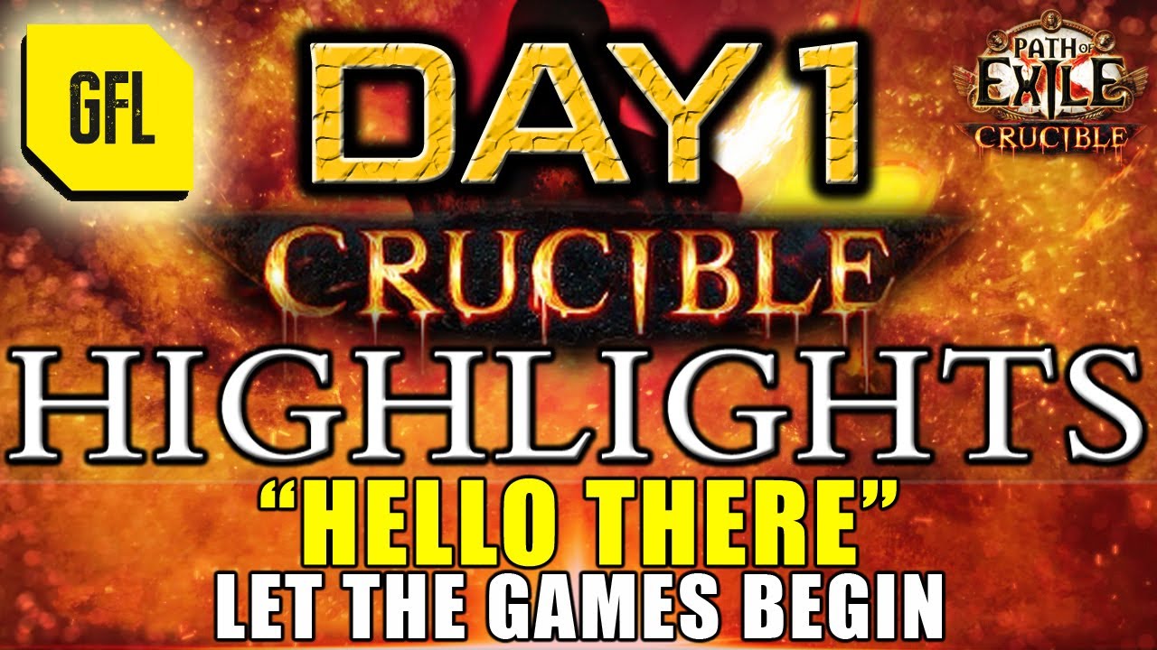 Path of Exile 3.21: CRUCIBLE DAY # 1 Highlights RaizQT'S CURSE, 