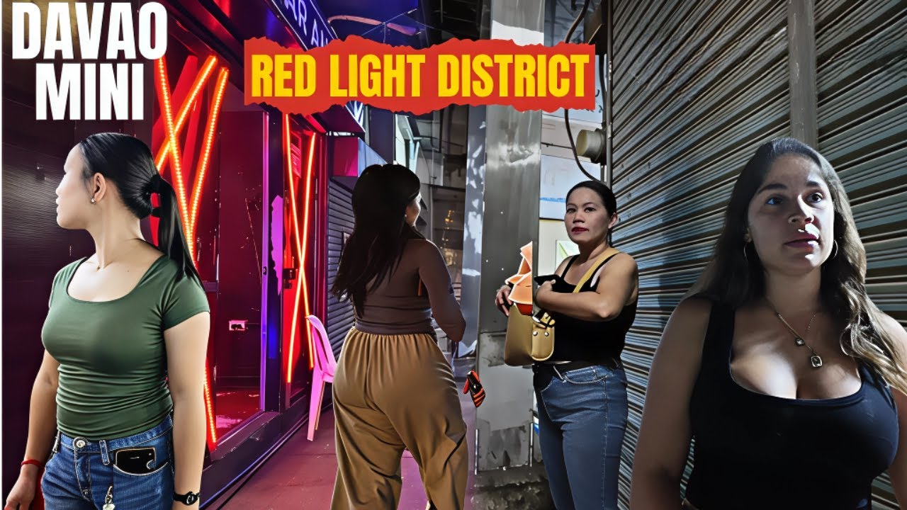 Davao City Nightlife Tour 🇵🇭 | San Pedro Street Nightlife District & Filipina Girls [4K]