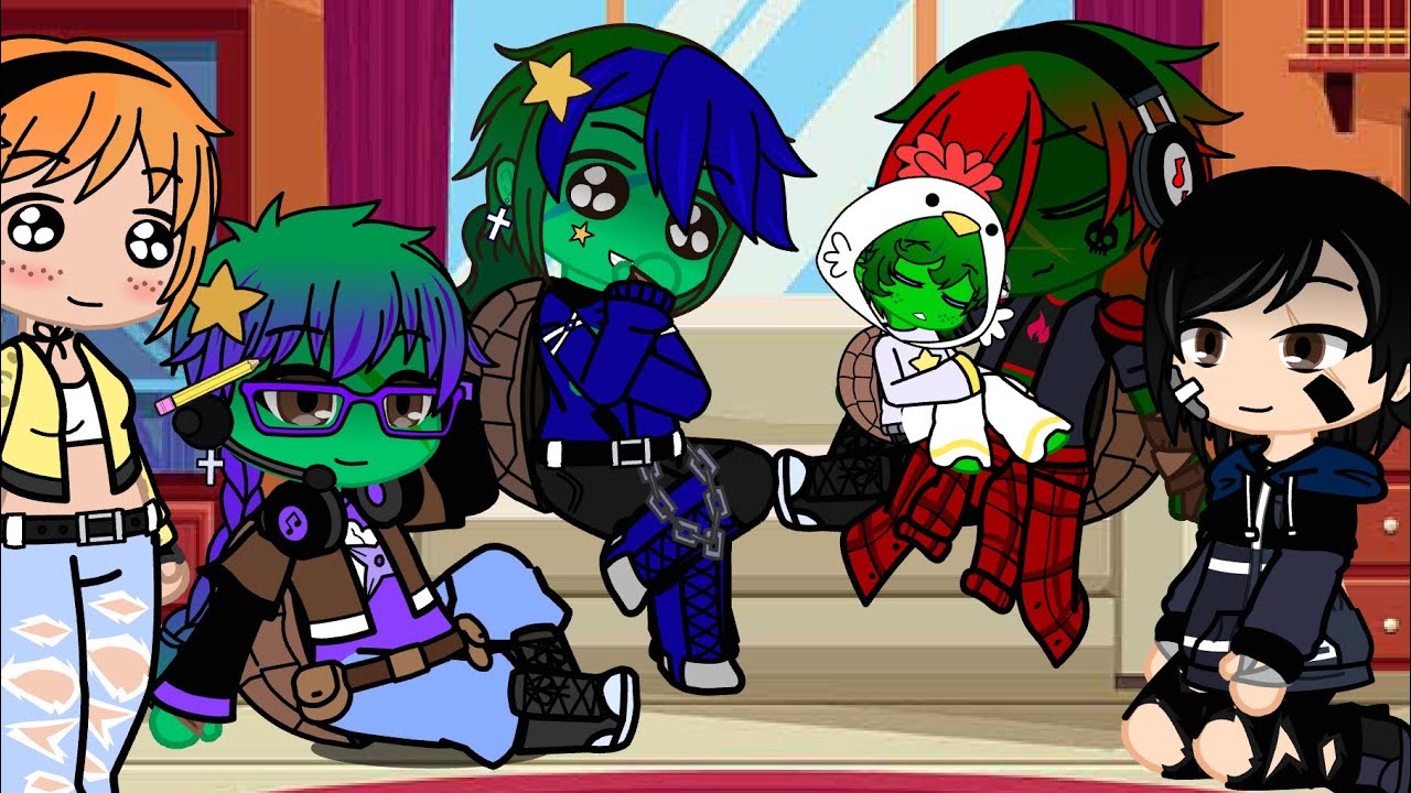 Mikey turns into a…BABY ( TMNT 2012 au) Gacha club