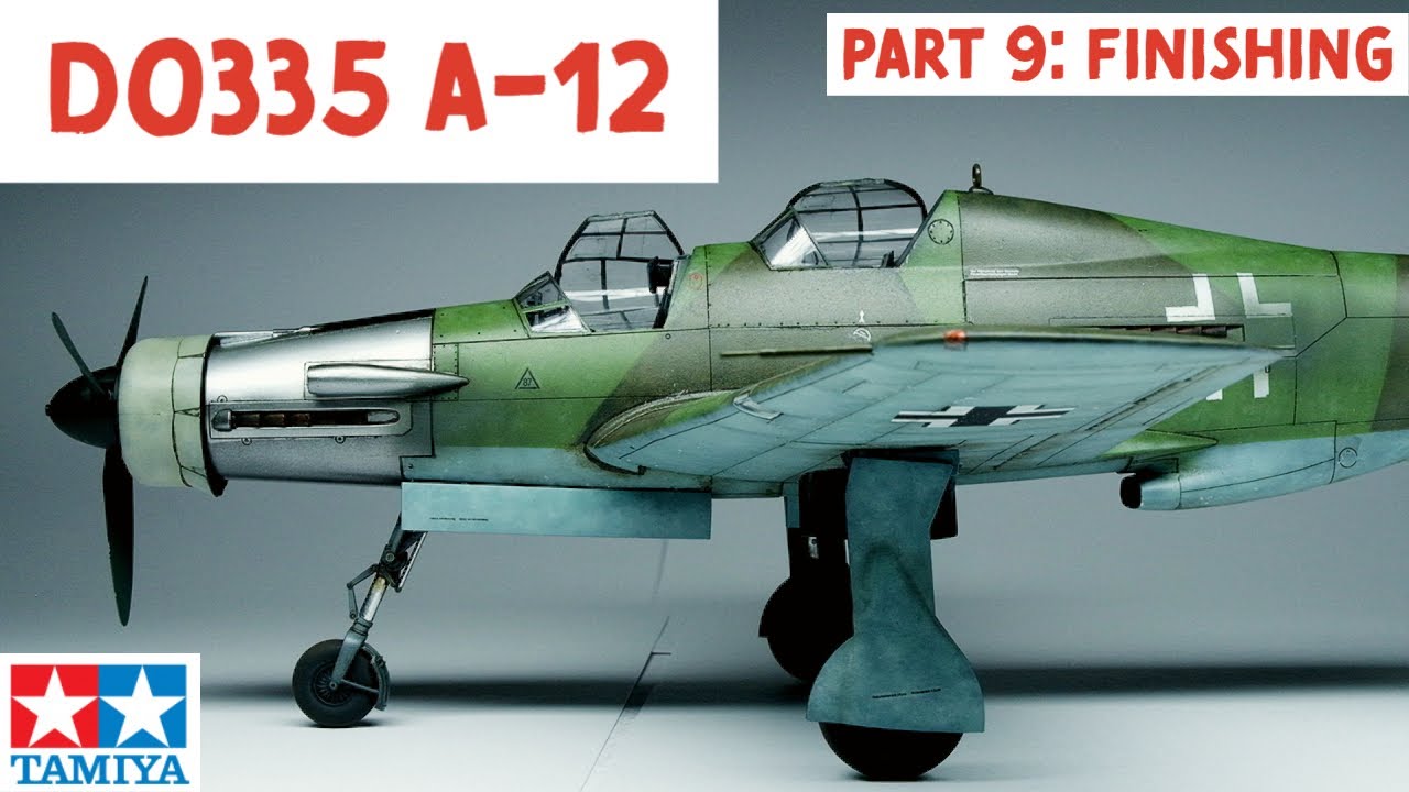 It's Done!!! - Dornier Do335 A-12 Anteater - Part 9 - The last small parts, Exhausts, Canopies, etc.