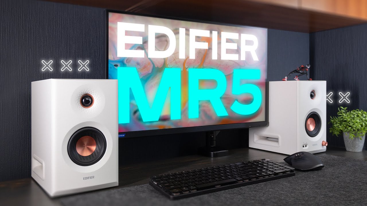 Реальный Дефицит  🔥 Студийные мониторы Edifier MR5 BT для Стационара Лучшие Компьютерные Колонки