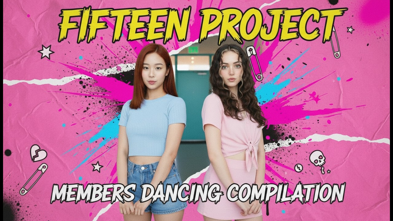 AI KPOP GROUP dancing practice fictional compilation - All Fifteen Project members