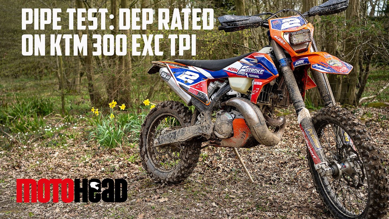 Power test: Track time for the KTM 300 EXC TPI and DEP exhausts!