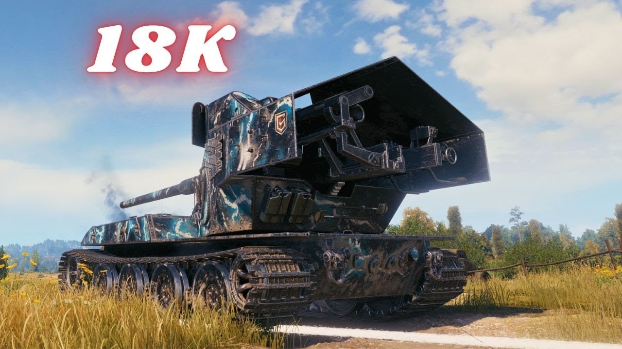18K Damage with Waffenträger auf E 100  9K  & WT E 100  9.3K  World of Tanks #wot